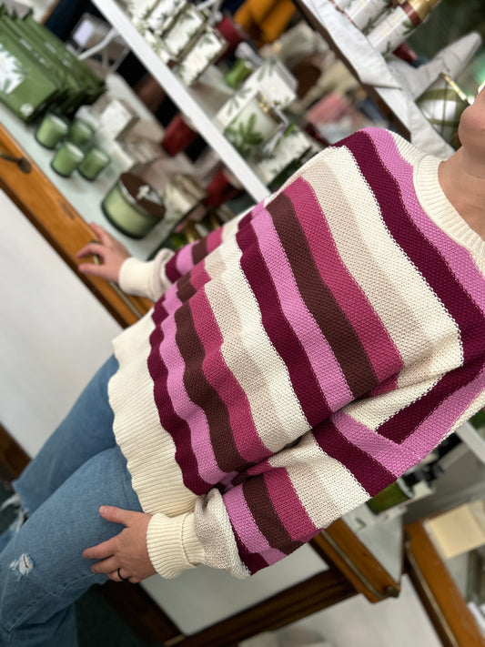 The Fall Stripe Sweater